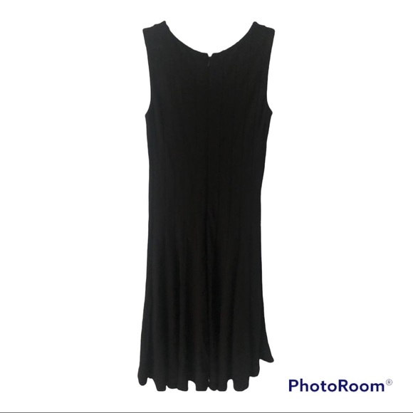 Joan Vass Mid-length Black Dress - Picture 2 of 3